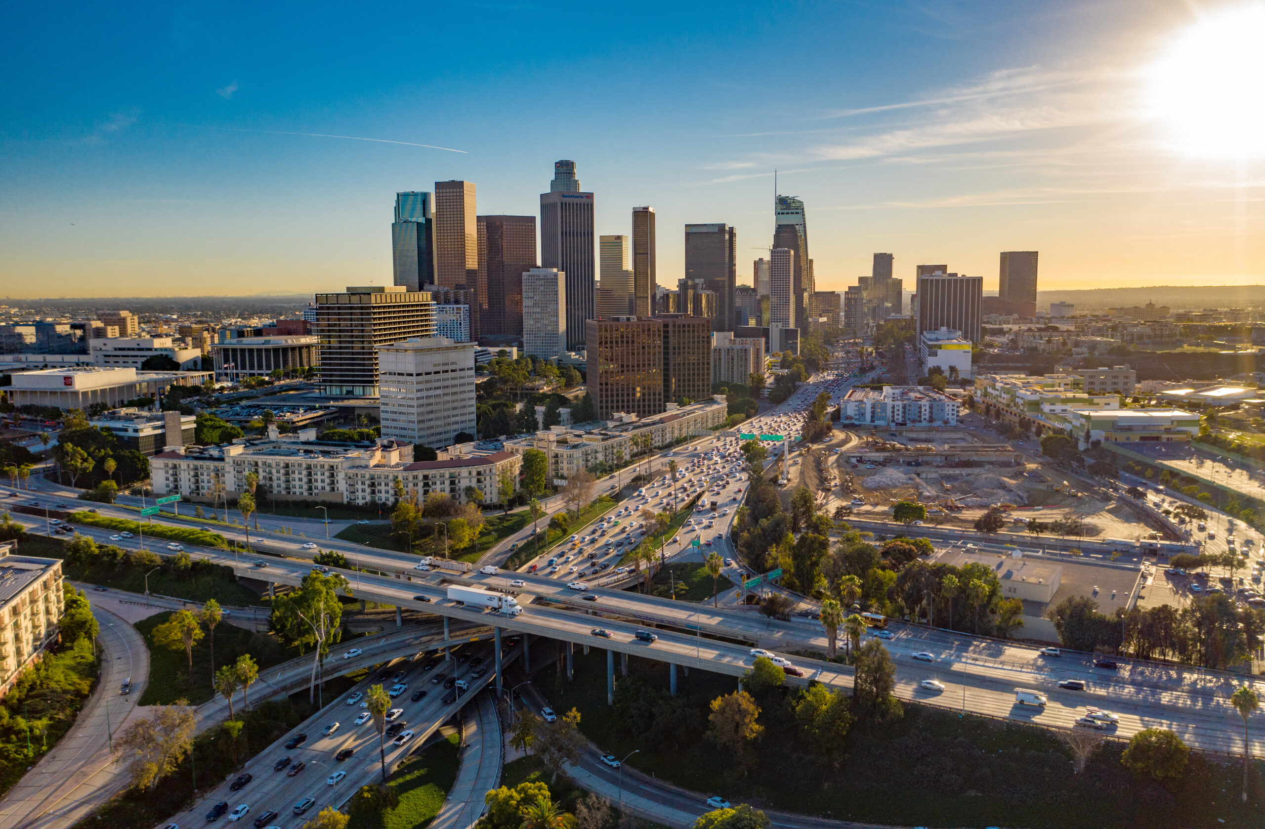 Los Angeles at sunset