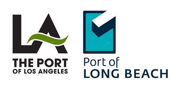 Port of Los Angels and Port of Long Beach Logos