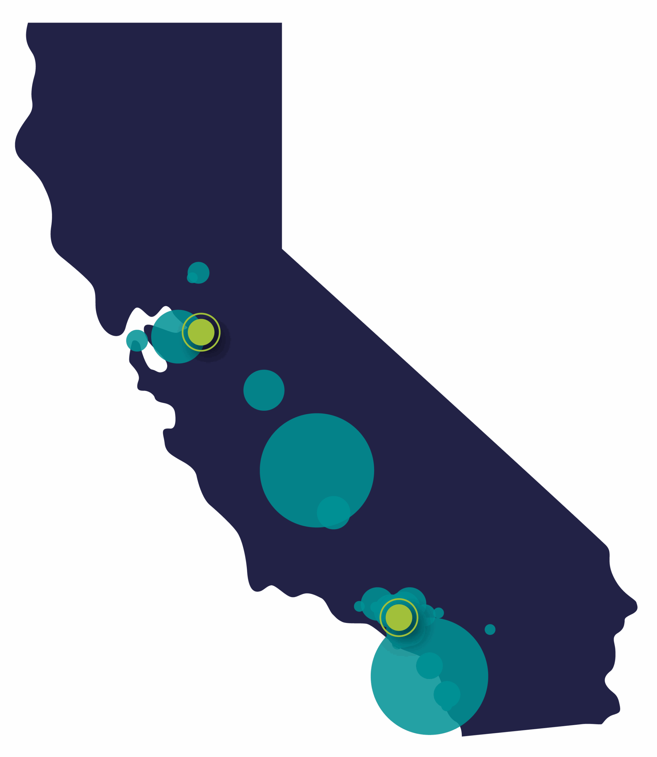 Monument Transit Projects locations Map